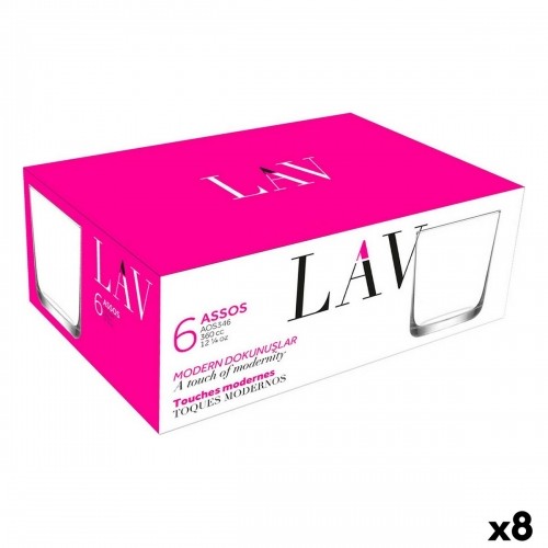 Набор стаканов LAV Assos 360 ml 6 Предметы (8 штук) image 1