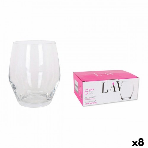 Set of glasses LAV 77824 6 Pieces (8 Units) (6 pcs) image 1