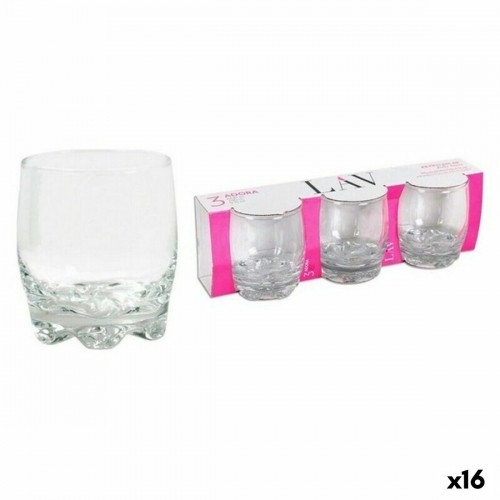 Set of glasses LAV Adora 290 ml 3 Pieces (16 Units) image 1
