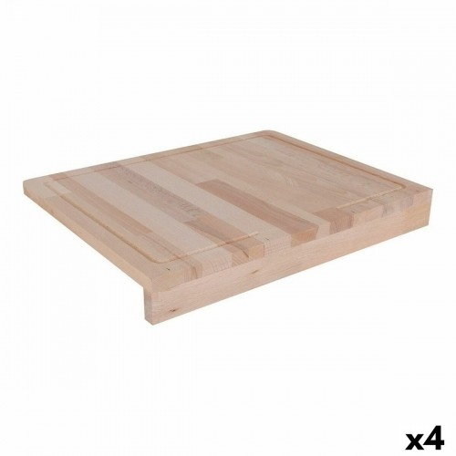 Cutting board Quttin Quttin Brown Wood 45 x 35 cm (4 Units) image 1