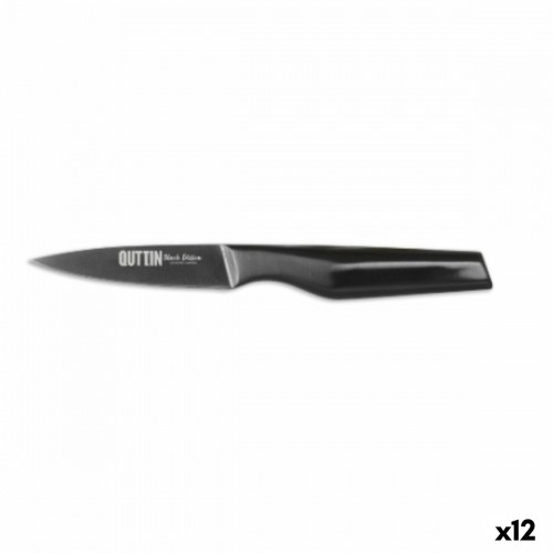 Нож для чистки Quttin Black Edition 10,5 cm 1,8 mm (12 штук) image 1