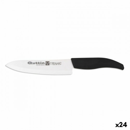 Поварской нож Quttin   Керамика Чёрный 15 cm 1,8 mm (24 штук) image 1