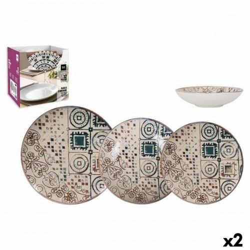 Tableware Inde Creta Porcelain (2 Units) image 1
