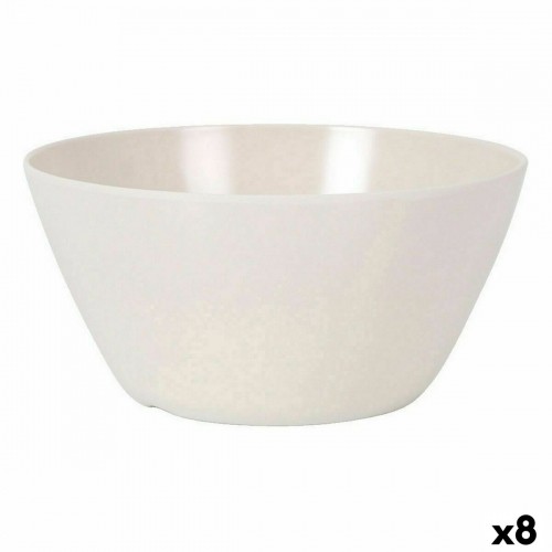 Salad Bowl La Mediterránea Melamin White Shine (8 Units) image 1