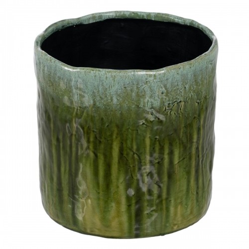 Planter Green Ceramic 31 x 31 x 31 cm image 1