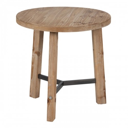 Side table Natural Iron Fir wood 60 x 60 x 60 cm image 1