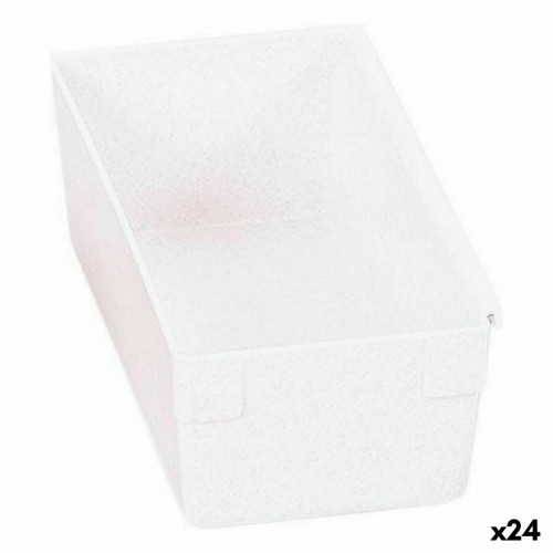 Bigbuy Home Универсальная коробка модульная Белый 15 x 8 x 5,3 cm (24 штук) image 1