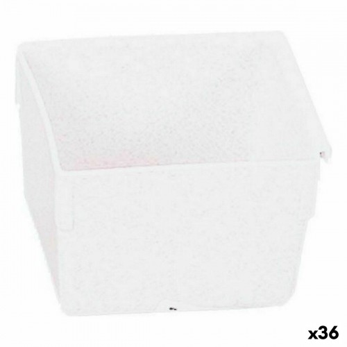 Bigbuy Home Daudzfunkcionāla Kaste Modulārs Balts 8 x 8 x 5,3 cm (36 Vienības) image 1