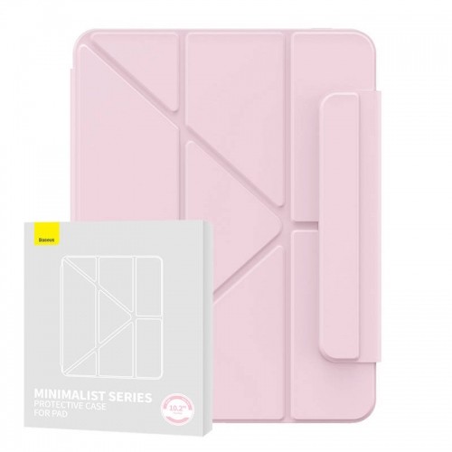 Magnetic Case Baseus Minimalist for Pad 10.2″ (2019|2020|2021) (baby pink) image 1