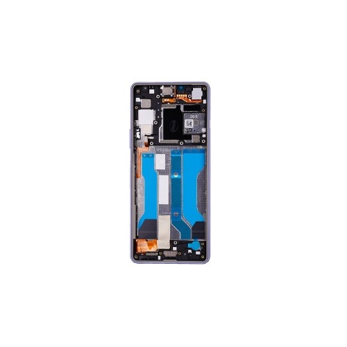 Sony Mobile LCD Display + Touch Unit + Front Cover Sony Xperia 10 V Lavender (Service Pack) image 1