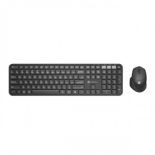 Keyboard and Mouse Natec NKL-1998 Qwerty US Black image 1