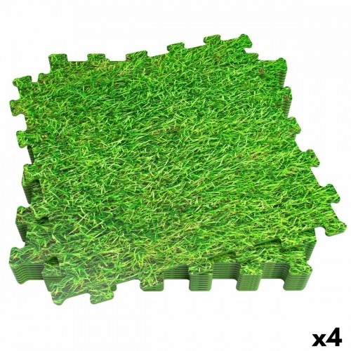 Детский паззл Aktive лужайка 8 Предметы Резина Eva 50 x 0,4 x 50 cm (4 штук) image 1