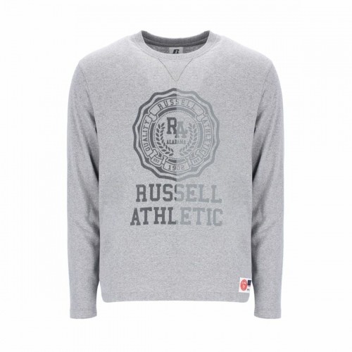Vīriešu Krekls ar Garām Piedurknēm Russell Athletic Collegiate Gaiši pelēks image 1