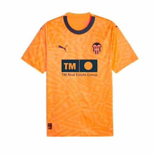 Men's Short-sleeved Football Shirt Puma Valencia CF 3rd Kit 23/24 Orange image 1
