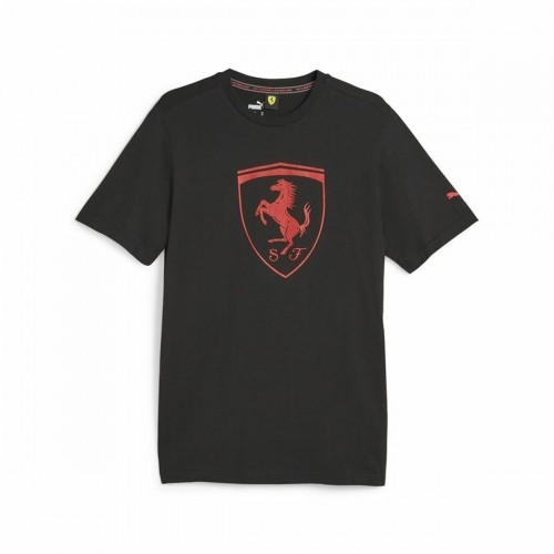 Men’s Short Sleeve T-Shirt Puma Ferrari Race Tonal B Black image 1