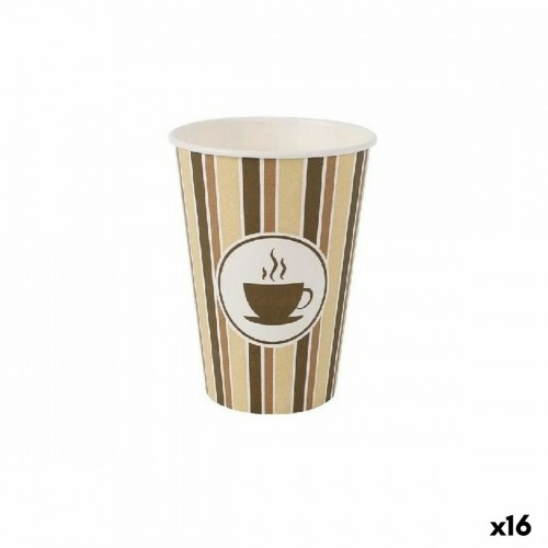 Набор стаканов Algon Картон Кафе 40 Предметы 220 ml (16 штук) image 1