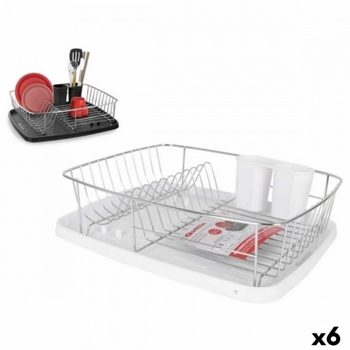 Draining Rack for Kitchen Sink Quttin 42 x 34 x 11 cm (6 Units) image 1