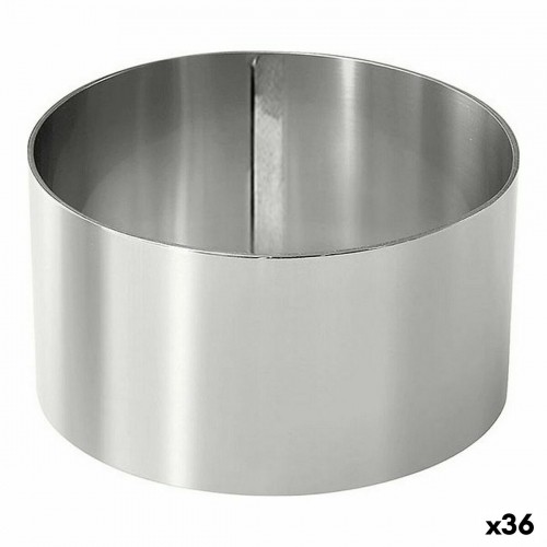 Bigbuy Home Формы для сервировки Нержавеющая сталь Серебристый 8 cm 0,8 mm (36 штук) (8 x 4,5 cm) image 1