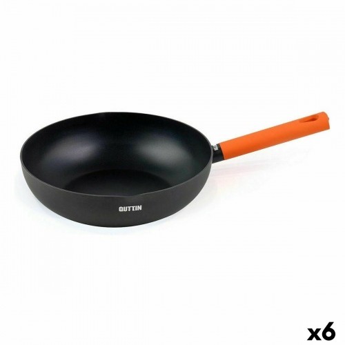 Вок-сковорода Quttin Gastro Чёрный Оранжевый 47 x 29 x 8 cm (6 штук) image 1