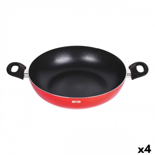 Сковородка с антипригарным покрытием Quttin Infinity Красный 32 x 46 x 9 cm (4 штук) image 1