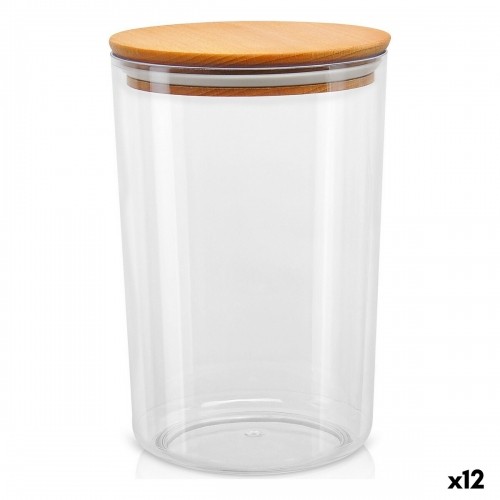 Jar Quttin Wood 2,3 L 14 x 21 cm (12 Units) image 1