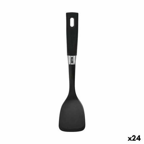 Kitchen Spatula Quttin Foodie Black Nylon (24 Units) image 1