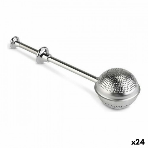 Filter for Infusions Quttin Stainless steel Silver Button (24 Units) (18,5 x 5 cm) image 1