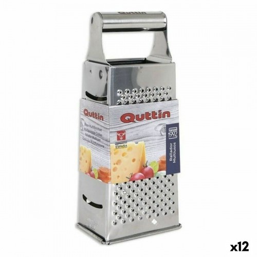 Square Multi-purpose Grater Quttin 53540 (22 x 9,5 x 7 cm) 22 x 9,5 x 7 cm (12 Units) image 1