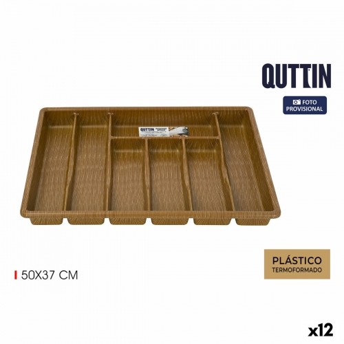Органайзер для столовых приборов Quttin 50 x 37 cm термопласт (12 штук) image 1