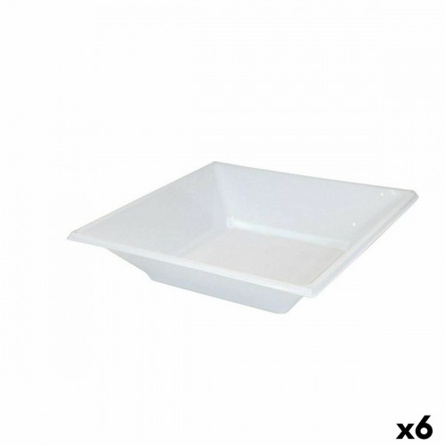 Набор многоразовых тарелок Algon Белый Пластик (36 штук) image 1