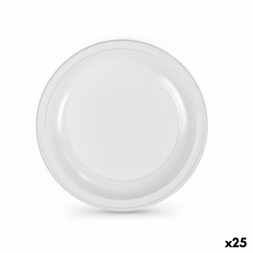 Набор многоразовых тарелок Algon Белый Пластик 25 x 25 x 1,5 cm (12 штук) image 1