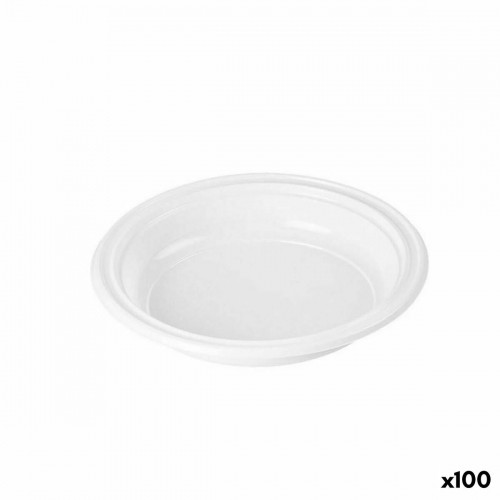 Набор многоразовых тарелок Algon Белый Пластик 20,5 x 20,5 x 3 cm (6 штук) image 1