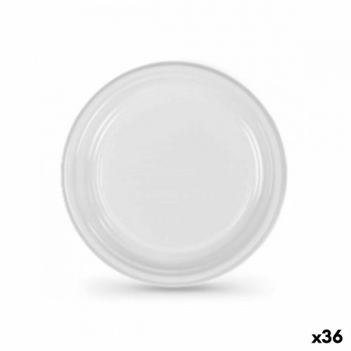 Набор многоразовых тарелок Algon Белый 20,5 x 20,5 x 2 cm (36 штук) image 1