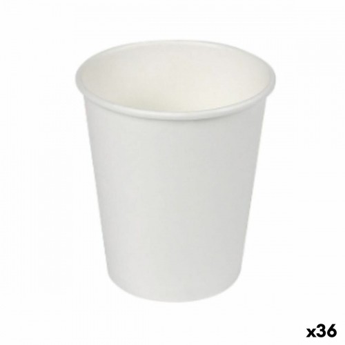 Набор стаканов Algon Картон Одноразовые Белый 36 штук (50 Предметы) image 1