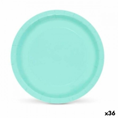 Набор посуды Algon Аквамарин Одноразовые Картон 20 x 20 x 1,5 cm (36 штук) image 1