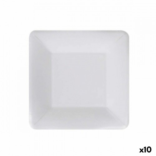 Набор посуды Algon Одноразовые Белый Картон 18 cm (10 штук) image 1