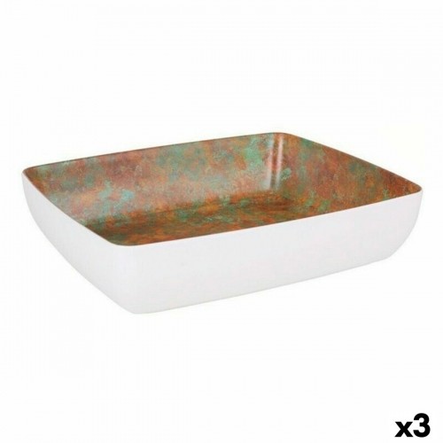 Bowl Viejo Valle White Melamin 32,5 x 26,5 x 7,5 cm (3 Units) image 1