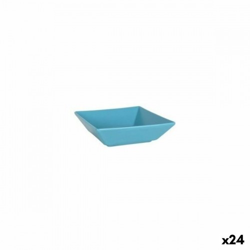 Snack Bowl La Mediterránea Elite Blue Porcelain 18 x 18 x 5 cm (24 Units) image 1