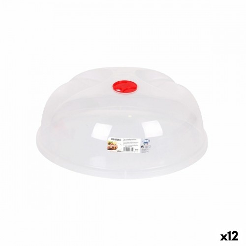 Крышка с клапаном для микроволновок Dem Montera Прозрачный Пластик 26 x 26 x 12 cm (12 штук) image 1