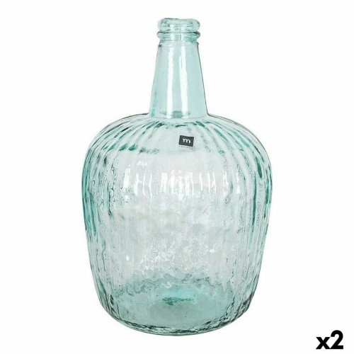 Decorative container La Mediterránea Apple Glass (2 Units) image 1