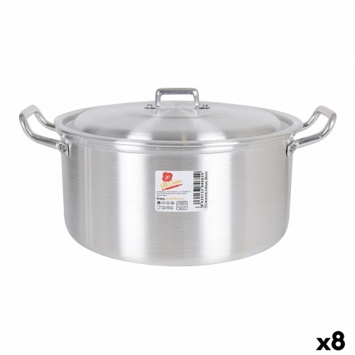 Bigbuy Cooking Кастрюля с крышкой Алюминий 33,5 x 28 x 15 cm (8 штук) image 1