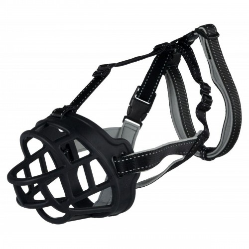 Muzzle Trixie Black Monochrome L/XL 30 cm image 1