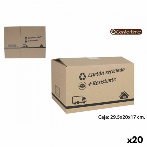 Универсальная коробка Confortime Картон (20 штук) (29,5 x 20 x 17 cm) image 1