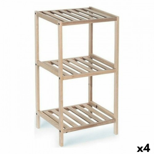 Shelves Confortime Wood 35 x 30 x 70 cm (4 Units) image 1