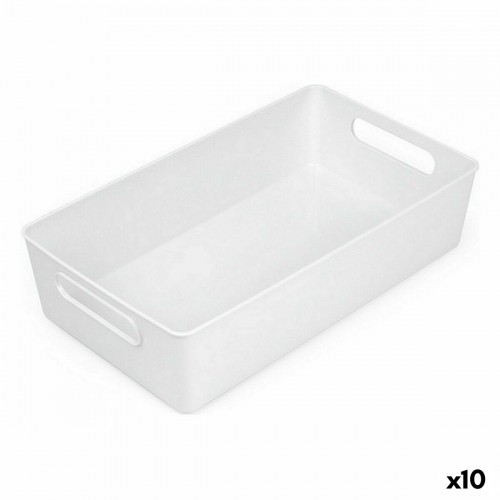 Универсальная корзина Confortime Белый 38 x 22 x 9,5 cm (10 штук) image 1