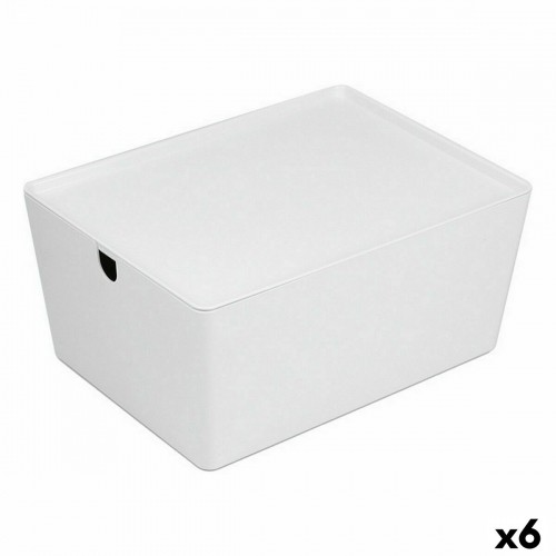 Штабелируемая коробка-органайзер Confortime С крышкой 35 x 26 x 16 cm (6 штук) image 1