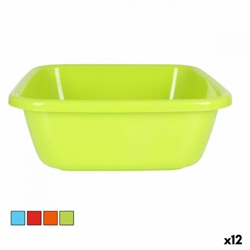 Washing-up Bowl Dem Colors 20 L 44 x 44 x 16,5 cm (12 Units) image 1