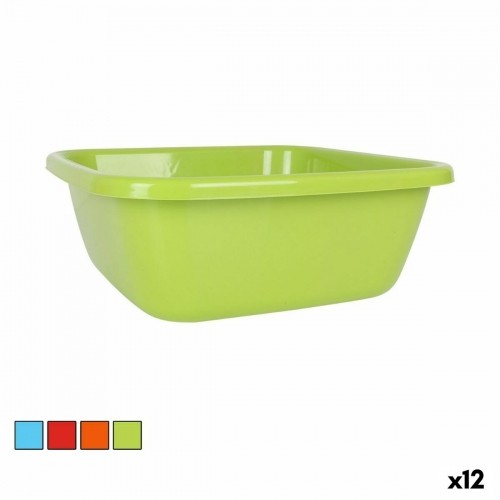 Washing-up Bowl Dem Colors 15 L 38 x 38 x 15 cm (12 Units) image 1