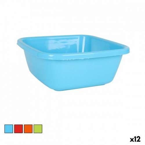 Washing-up Bowl Dem Colors 6 L 30 x 30 x 12 cm (12 Units) image 1