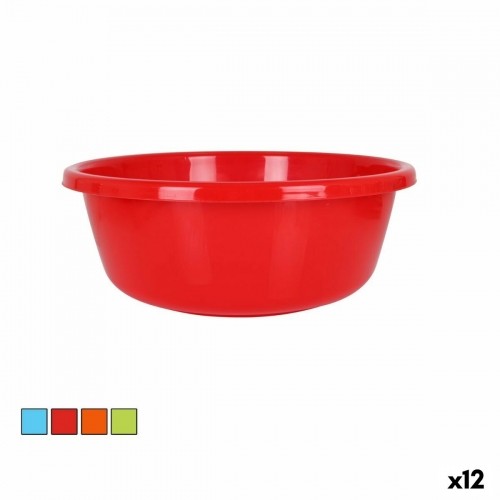 Washing-up Bowl Dem Colors 4 L Ø 28 x 11 cm (12 Units) image 1